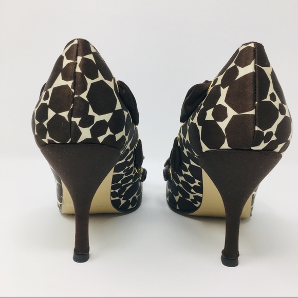 Enzo Angiolini Aebardane Peep Toe Ribbon Bow 8.5M - Picture 2 of 8